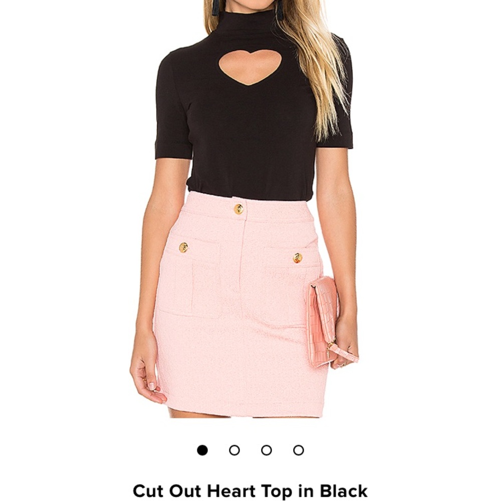 Moschino cutout heart top